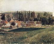 Camille Pissarro Landscape at Osny oil